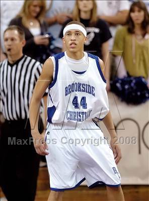 Thumbnail 1 in Forest Lake Christian vs. Brookside Christian (CIF SJS D5 Final) photogallery.