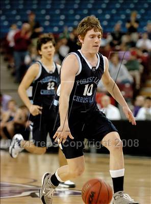Thumbnail 2 in Forest Lake Christian vs. Brookside Christian (CIF SJS D5 Final) photogallery.