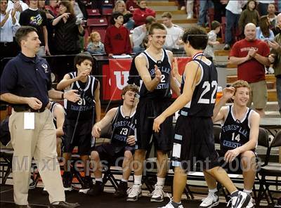 Thumbnail 3 in Forest Lake Christian vs. Brookside Christian (CIF SJS D5 Final) photogallery.