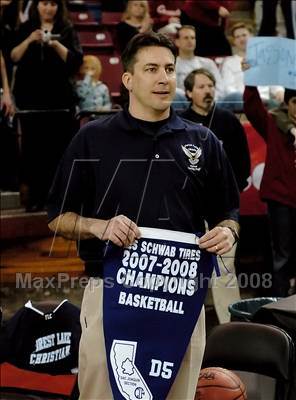 Thumbnail 3 in Forest Lake Christian vs. Brookside Christian (CIF SJS D5 Final) photogallery.