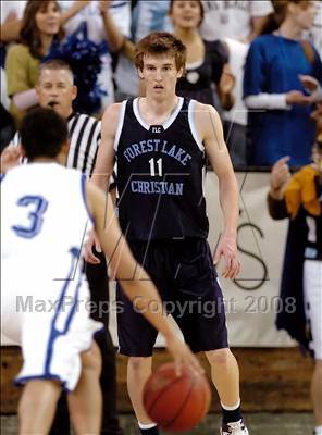 Thumbnail 3 in Forest Lake Christian vs. Brookside Christian (CIF SJS D5 Final) photogallery.