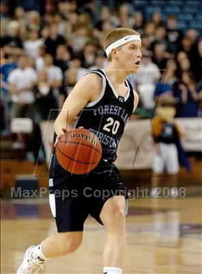Thumbnail 1 in Forest Lake Christian vs. Brookside Christian (CIF SJS D5 Final) photogallery.