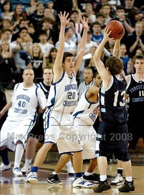 Thumbnail 1 in Forest Lake Christian vs. Brookside Christian (CIF SJS D5 Final) photogallery.