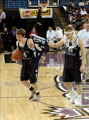 Thumbnail 2 in Forest Lake Christian vs. Brookside Christian (CIF SJS D5 Final) photogallery.