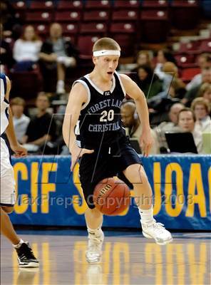Thumbnail 1 in Forest Lake Christian vs. Brookside Christian (CIF SJS D5 Final) photogallery.