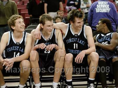Thumbnail 3 in Forest Lake Christian vs. Brookside Christian (CIF SJS D5 Final) photogallery.