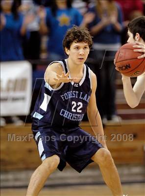 Thumbnail 2 in Forest Lake Christian vs. Brookside Christian (CIF SJS D5 Final) photogallery.