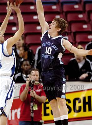 Thumbnail 3 in Forest Lake Christian vs. Brookside Christian (CIF SJS D5 Final) photogallery.