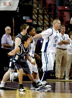 Thumbnail 2 in Forest Lake Christian vs. Brookside Christian (CIF SJS D5 Final) photogallery.