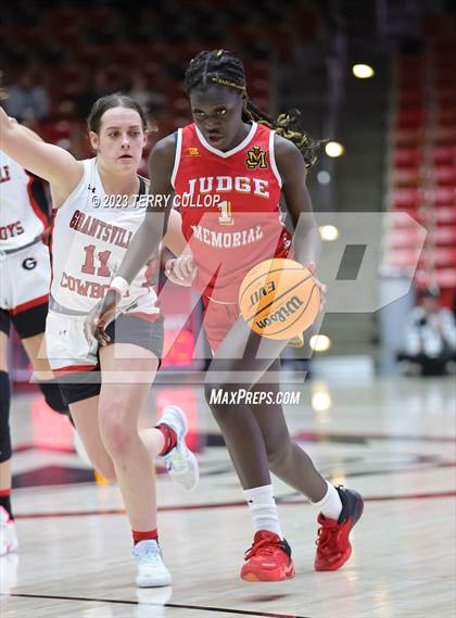 Thumbnail 1 in Grantsville vs. Judge Memorial Catholic (UHSAA 3A Quarterfinal) photogallery.