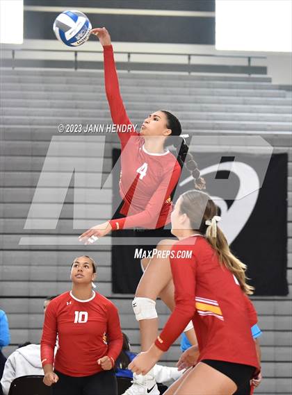 Thumbnail 1 in Cathedral Catholic vs. Prestonwood Christian (Durango Fall Classic) photogallery.