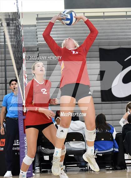 Thumbnail 3 in Cathedral Catholic vs. Prestonwood Christian (Durango Fall Classic) photogallery.