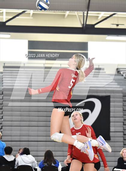 Thumbnail 3 in Cathedral Catholic vs. Prestonwood Christian (Durango Fall Classic) photogallery.