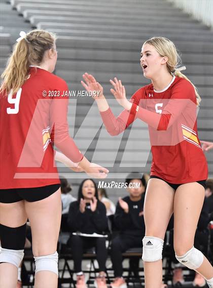 Thumbnail 3 in Cathedral Catholic vs. Prestonwood Christian (Durango Fall Classic) photogallery.