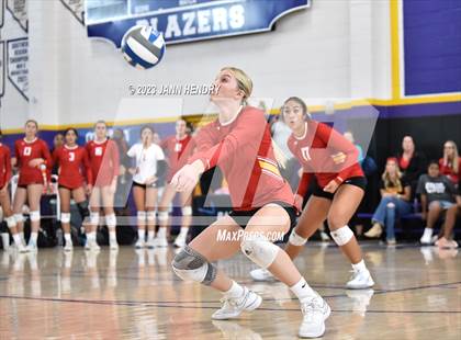 Thumbnail 3 in Cathedral Catholic vs. Prestonwood Christian (Durango Fall Classic) photogallery.
