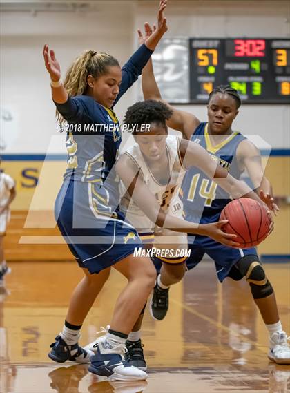 Thumbnail 1 in E.E. Smith vs. Jack Britt (Cumberland County Schools Basketball Holiday Classic) photogallery.