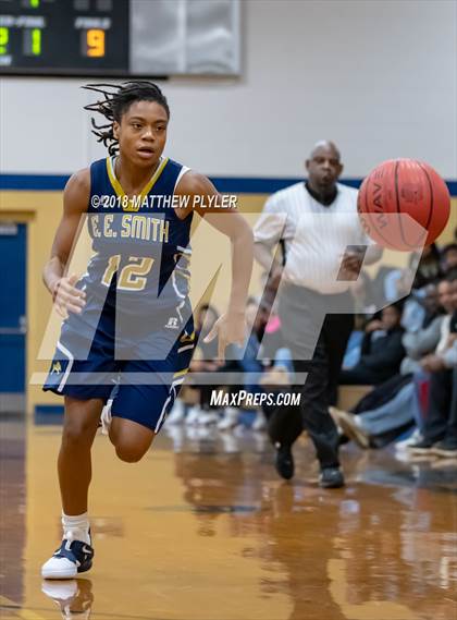 Thumbnail 2 in E.E. Smith vs. Jack Britt (Cumberland County Schools Basketball Holiday Classic) photogallery.