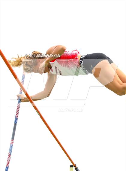Thumbnail 3 in Bojangles Track and Field Classic (Girls Field Events) photogallery.
