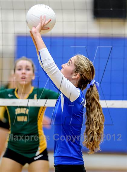 Thumbnail 2 in Tracy vs Rocklin (CIF SJS D2 Playoff) photogallery.