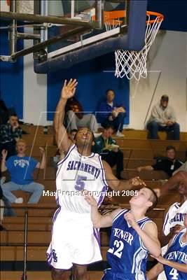 Thumbnail 3 in Center vs. Sacramento (Hoops for Hungry) photogallery.