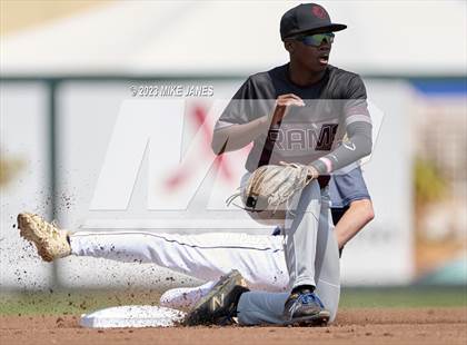 Thumbnail 2 in Berean Christian vs Palm Beach Lakes (Roger Dean Stadium) photogallery.