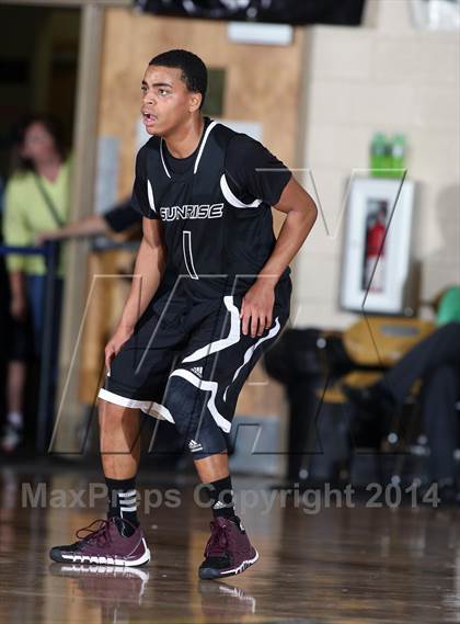 Thumbnail 3 in Sunrise Christian Academy vs. Brewster Academy (City of Palms Classic) photogallery.