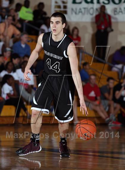 Thumbnail 1 in Sunrise Christian Academy vs. Brewster Academy (City of Palms Classic) photogallery.
