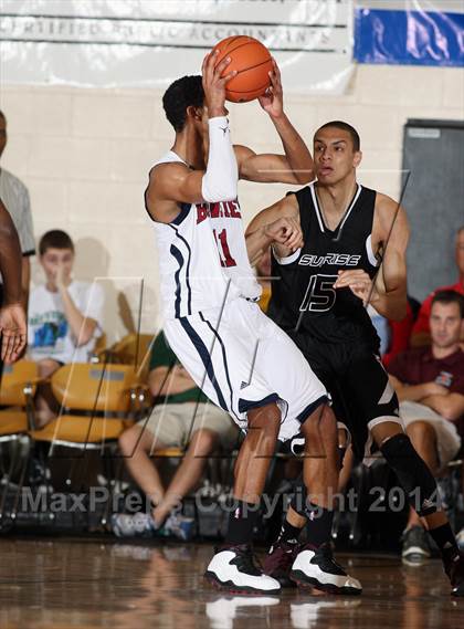 Thumbnail 3 in Sunrise Christian Academy vs. Brewster Academy (City of Palms Classic) photogallery.