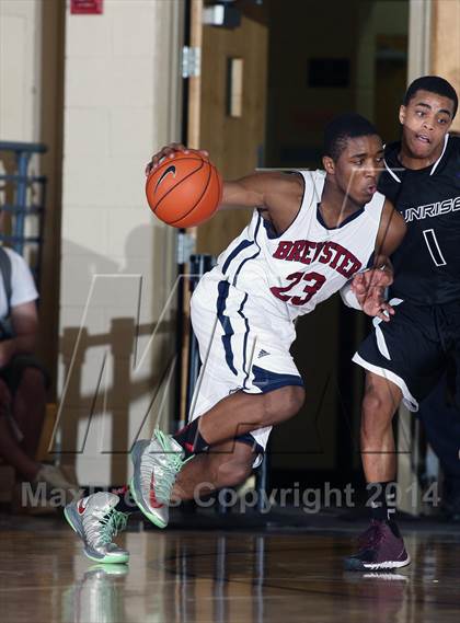 Thumbnail 2 in Sunrise Christian Academy vs. Brewster Academy (City of Palms Classic) photogallery.