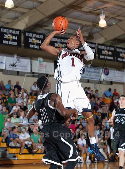 Thumbnail 2 in Sunrise Christian Academy vs. Brewster Academy (City of Palms Classic) photogallery.