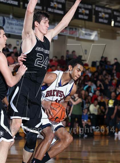 Thumbnail 2 in Sunrise Christian Academy vs. Brewster Academy (City of Palms Classic) photogallery.