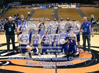 Thumbnail 2 in Forest Lake Christian vs. Ripon Christian (CIF SJS D6 Final) photogallery.
