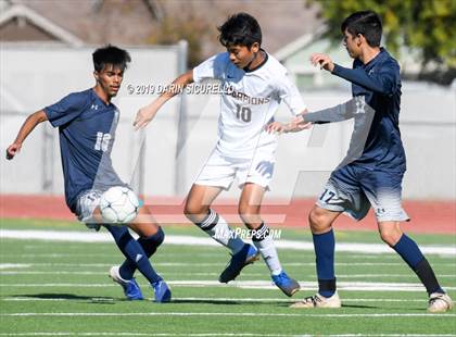 Thumbnail 2 in Tempe vs Desert Edge (Coyote Classic Tournament) photogallery.