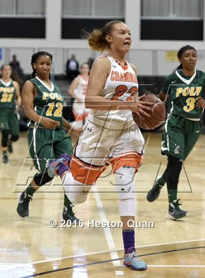 Thumbnail 2 in Long Beach Poly vs. Chaminade (CIF SoCal Regional Open Division Final) photogallery.