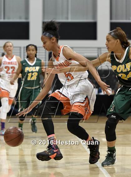 Thumbnail 2 in Long Beach Poly vs. Chaminade (CIF SoCal Regional Open Division Final) photogallery.