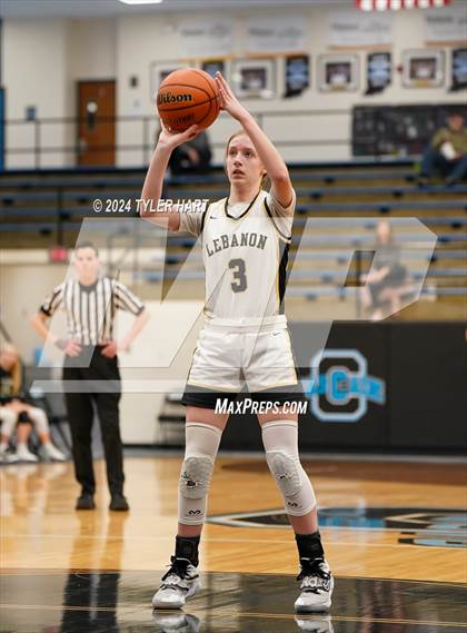 Thumbnail 2 in Western Boone vs. Lebanon (IHSAA 4a Sectional 25 First Round) photogallery.