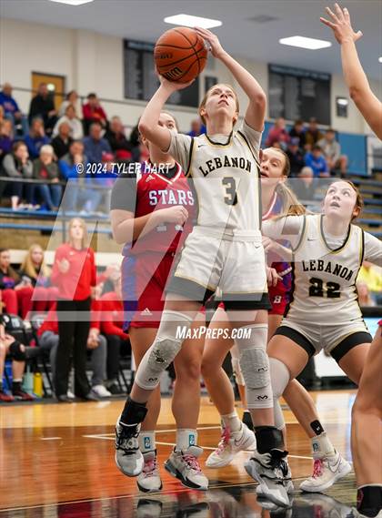 Thumbnail 3 in Western Boone vs. Lebanon (IHSAA 4a Sectional 25 First Round) photogallery.