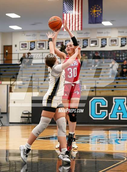 Thumbnail 2 in Western Boone vs. Lebanon (IHSAA 4a Sectional 25 First Round) photogallery.