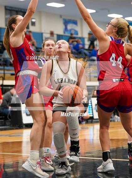 Thumbnail 2 in Western Boone vs. Lebanon (IHSAA 4a Sectional 25 First Round) photogallery.
