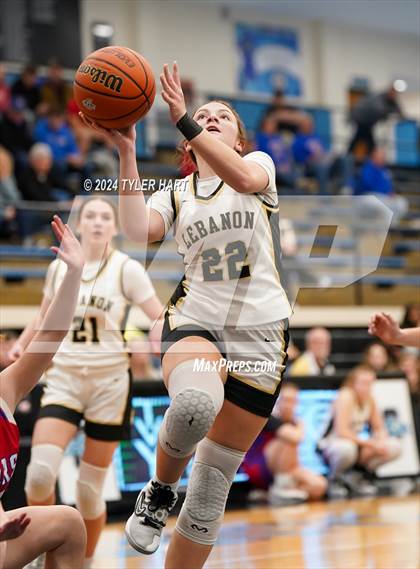 Thumbnail 3 in Western Boone vs. Lebanon (IHSAA 4a Sectional 25 First Round) photogallery.