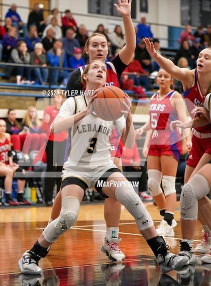 Thumbnail 2 in Western Boone vs. Lebanon (IHSAA 4a Sectional 25 First Round) photogallery.