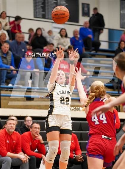 Thumbnail 3 in Western Boone vs. Lebanon (IHSAA 4a Sectional 25 First Round) photogallery.