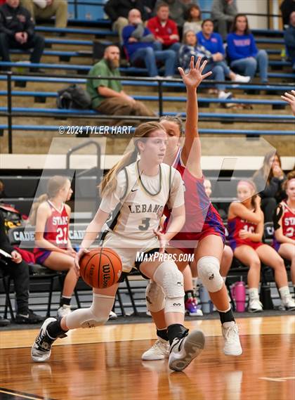 Thumbnail 3 in Western Boone vs. Lebanon (IHSAA 4a Sectional 25 First Round) photogallery.
