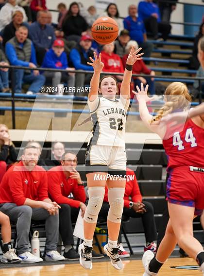 Thumbnail 2 in Western Boone vs. Lebanon (IHSAA 4a Sectional 25 First Round) photogallery.