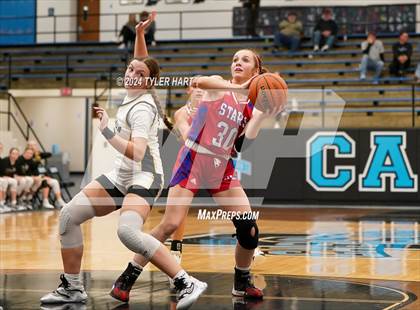 Thumbnail 2 in Western Boone vs. Lebanon (IHSAA 4a Sectional 25 First Round) photogallery.