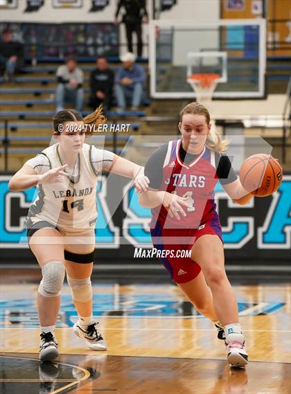 Thumbnail 3 in Western Boone vs. Lebanon (IHSAA 4a Sectional 25 First Round) photogallery.