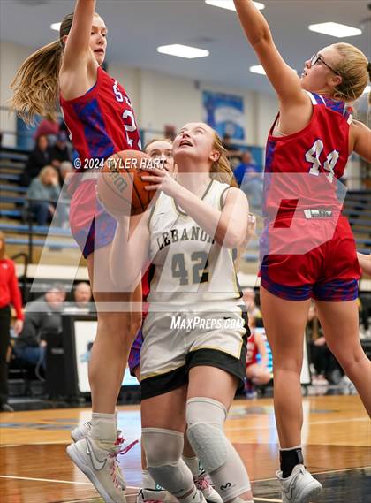 Thumbnail 3 in Western Boone vs. Lebanon (IHSAA 4a Sectional 25 First Round) photogallery.