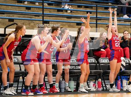 Thumbnail 2 in Western Boone vs. Lebanon (IHSAA 4a Sectional 25 First Round) photogallery.