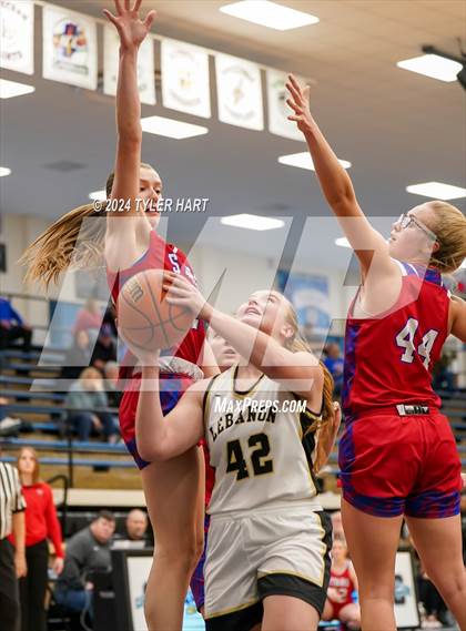 Thumbnail 1 in Western Boone vs. Lebanon (IHSAA 4a Sectional 25 First Round) photogallery.