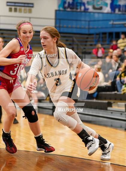 Thumbnail 3 in Western Boone vs. Lebanon (IHSAA 4a Sectional 25 First Round) photogallery.